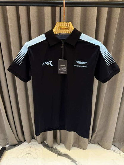 HACCKET ASTON MARTIN POLO SURPLUS Sky black