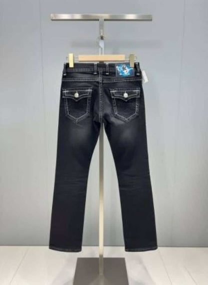 TRUE RELIGION IMPORTED JEANS 100% BOOTCUT LIGHT GREY