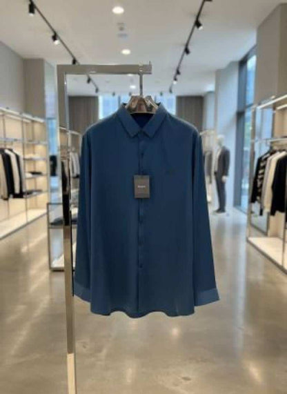 P-RADA IMPORTED TRENDING KOREAN SHIRT NAVY