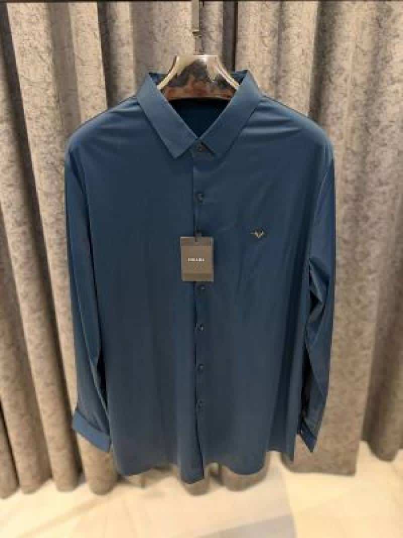 P-RADA IMPORTED TRENDING KOREAN SHIRT NAVY