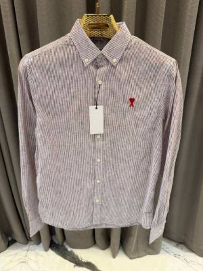 AMI PARIS IMPORTED SHIRT MAROON