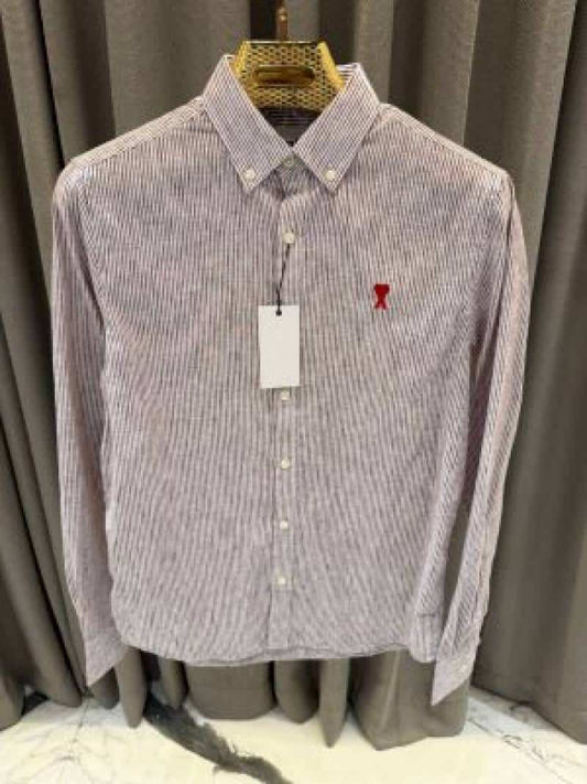 AMI PARIS IMPORTED SHIRT MAROON