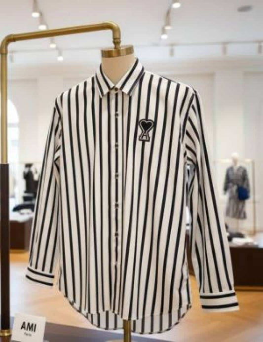 AMI PARIS IMPORTED STORE ARTICLE SHIRT WHITE