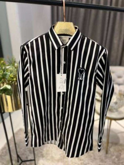 AMI PARIS IMPORTED STORE ARTICLE SHIRT BLACK