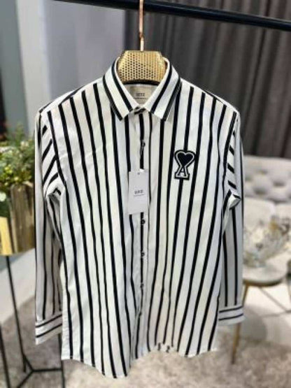 AMI PARIS IMPORTED STORE ARTICLE SHIRT WHITE