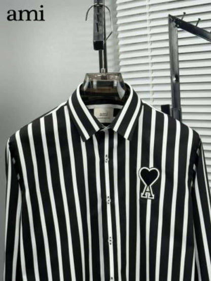 AMI PARIS IMPORTED STORE ARTICLE SHIRT BLACK