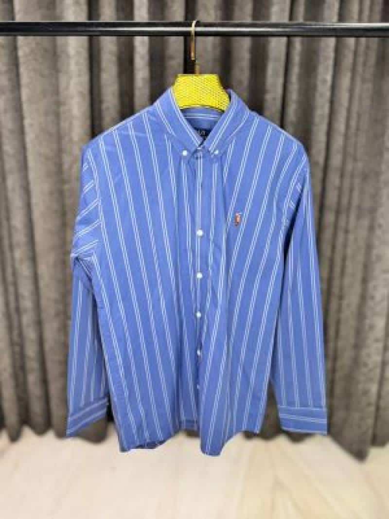 RALPH LAUREEN IMPORTED BLUE SHIRTS