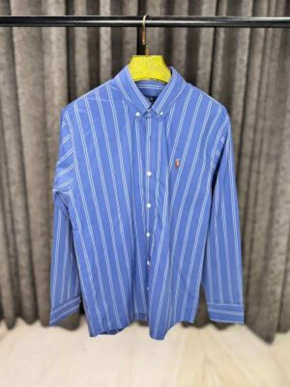RALPH LAUREEN IMPORTED BLUE SHIRTS