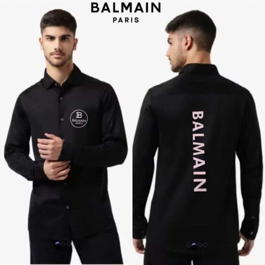 Balmai n Paris Black Logo Print With Premium Box Packing And Carry Bag