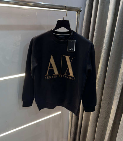 Arman i EXchange Black Logo Print Premium Sweatshirt