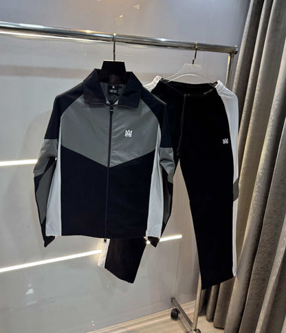 Amir i Black Back Print Imported Tracksuit