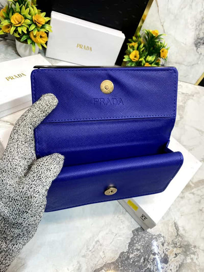 PRAD_A 3 Fold double compartment Clutch wallet 634