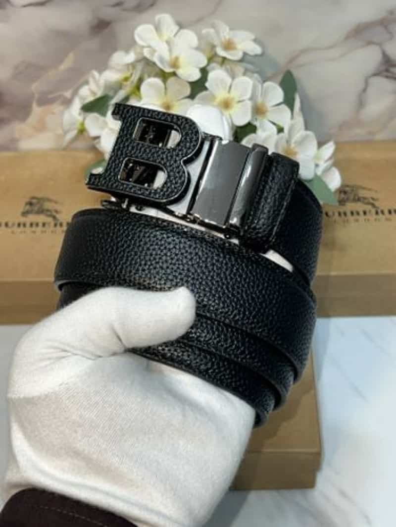 BB BURbERRY PREMIUM QUALITY IMPORTED AUTOLOCK BELT WITH OG BO-X BB-607