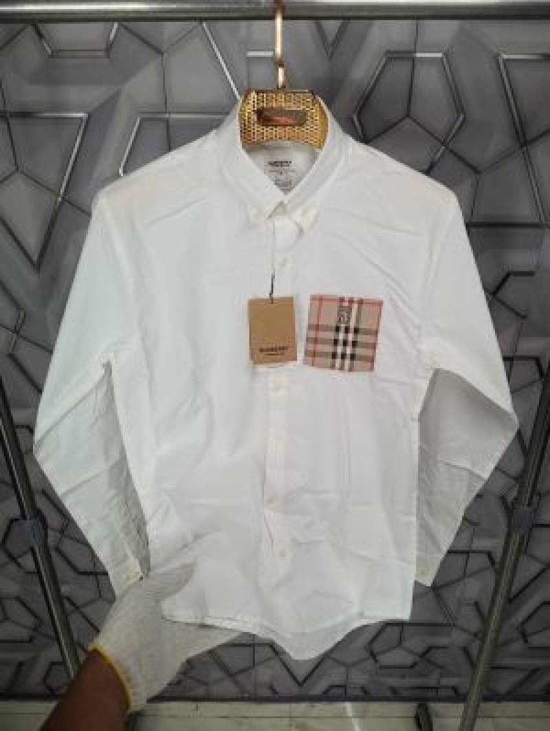 BURBERRY_WHITE_POCKET_LOOK_PREMIUM_SHIRT_(1722)
