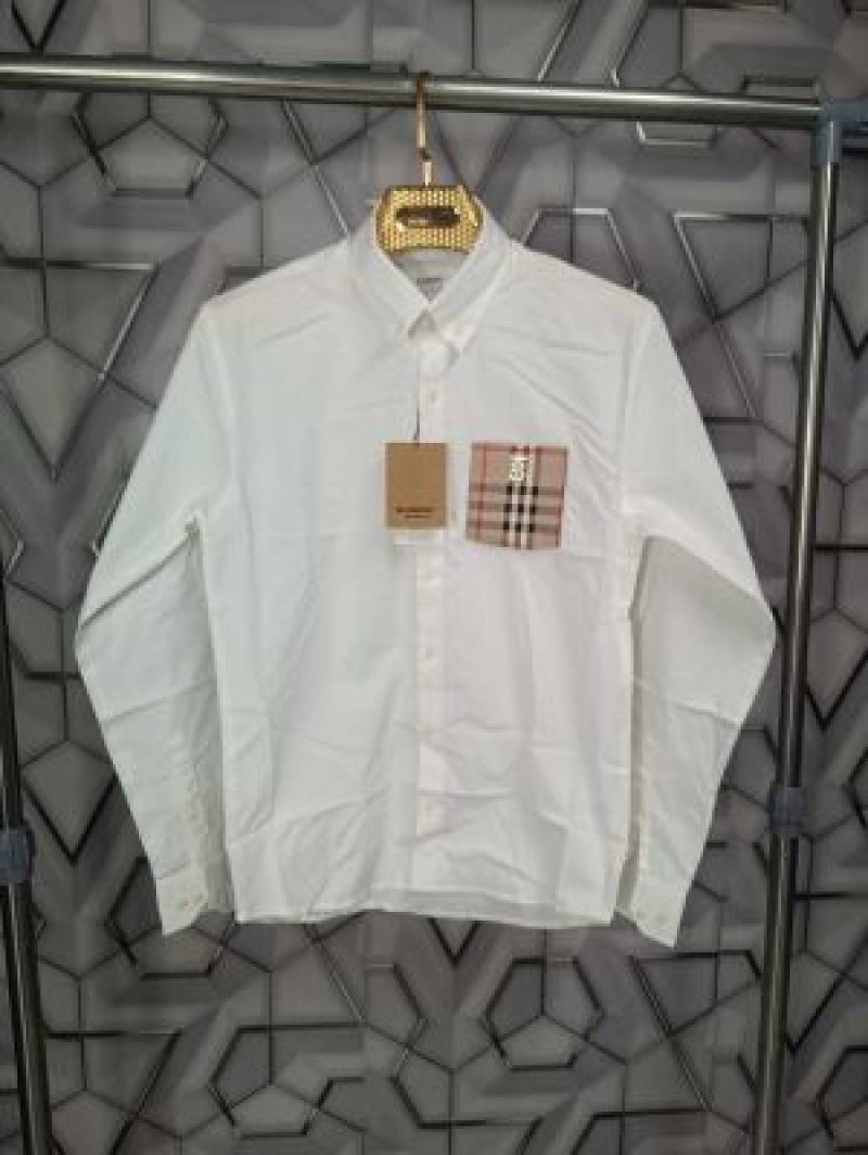 BURBERRY_WHITE_POCKET_LOOK_PREMIUM_SHIRT_(1722)