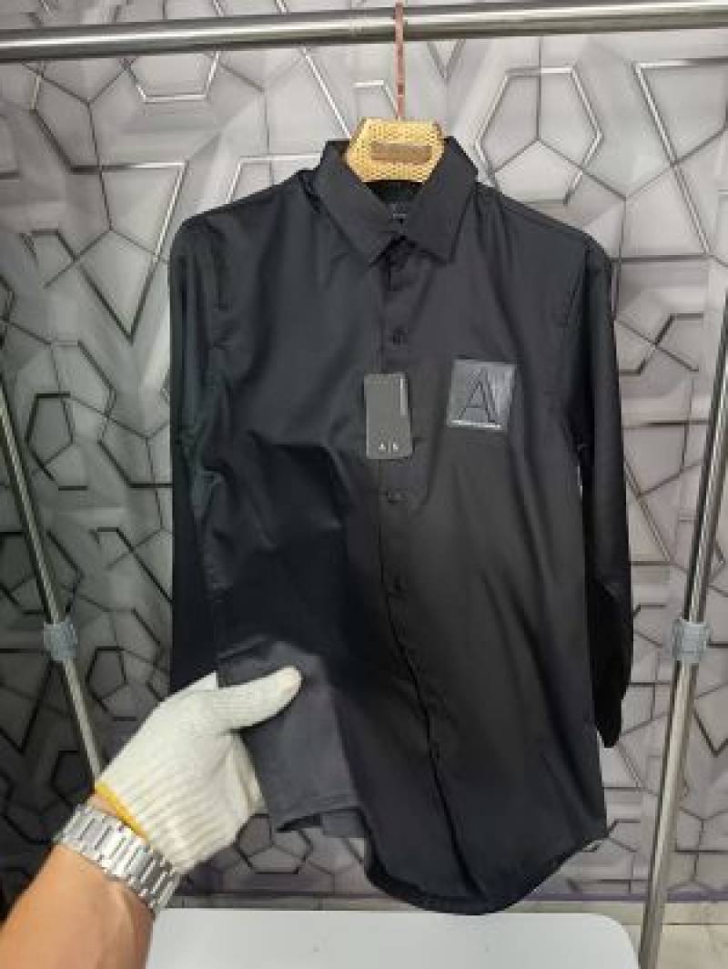 Armani_Exchange_Black_Back_Logo_Print_Premium_Shirt_(1490)