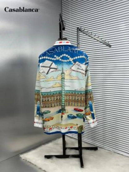 Casablanca Premium Printed Imported Shirt (1752)