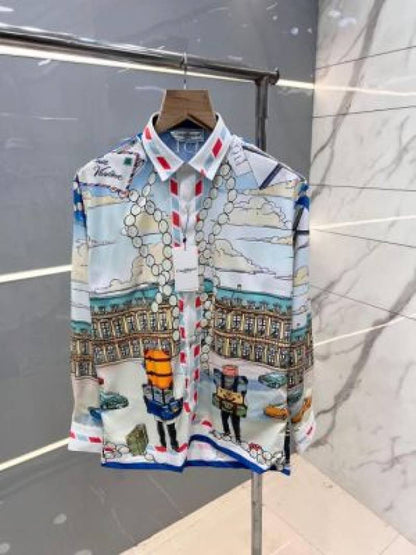Casablanca Premium Printed Imported Shirt (1752)