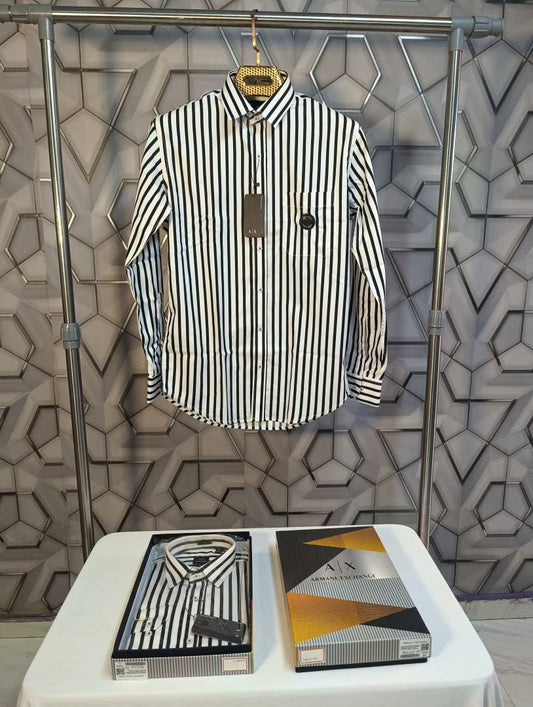 Armani_Exchange_White_Premium_Lining_Shirt_With_Brand_Box_Packing_(1947)