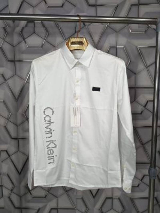 CALVIN_KLEIN_WHITE_LOGO_PRINT_PREMIUM_IMPORTED_SHIRT_(1593)