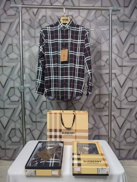 Burberry_Black_Checks_Premium_Classic_Shirt_With_Box_Packing_And_Carry_Bag_(1434)
