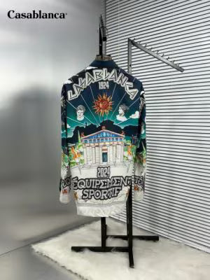 Casablanca Printed Shirt With Premium Box Packing (1741)