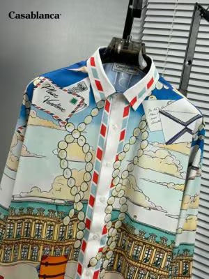 Casablanca Printed Shirt With Premium Box Packing (1740)