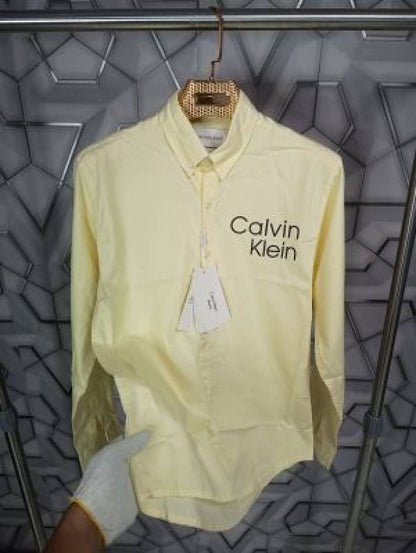 Calvin_Klein_Lemon_Yellow_Logo_Print_Premium_Shirt_(1668)