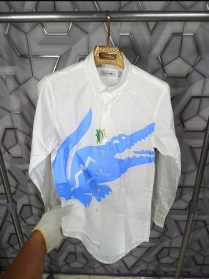 Lacoste_White_Crocodile_Print_Classic_Shirt_(1830)