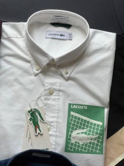 Lacoste_White_Crocodile_Logo_Print_Classic_Shirt_(1826)