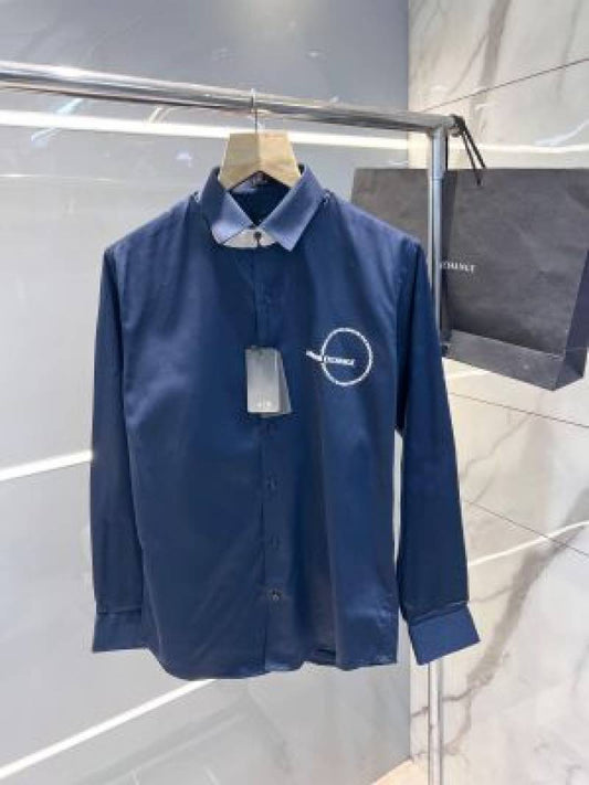 Armani_Exchange_Blue_Logo_Print_Premium_Exclusive_Shirt_With_Box_And_Carry_Bag_(1862)