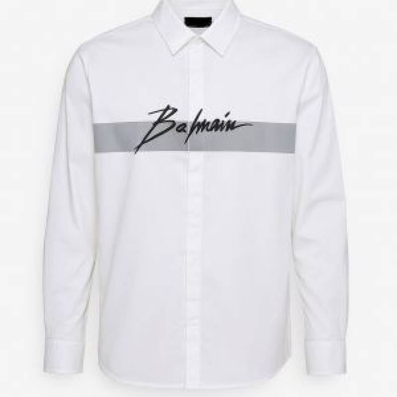 Balmain_Paris_White_Logo_Print_Premium_Shirt_(1495)