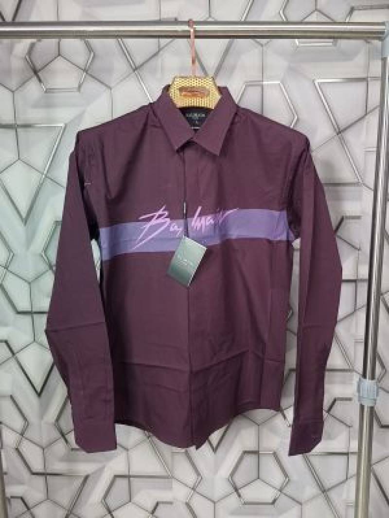 Balmain_Paris_Dark_Purple_Logo_Print_Premium_Shirt_(1497)