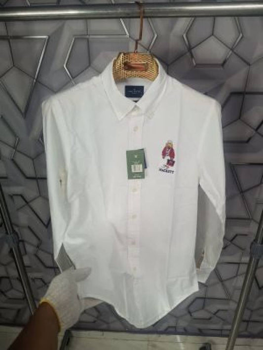 HACKETT_WHITE_TEDDY_LOGO_SUPER_PREMIUM_OXFORD_SHIRT_(1716)