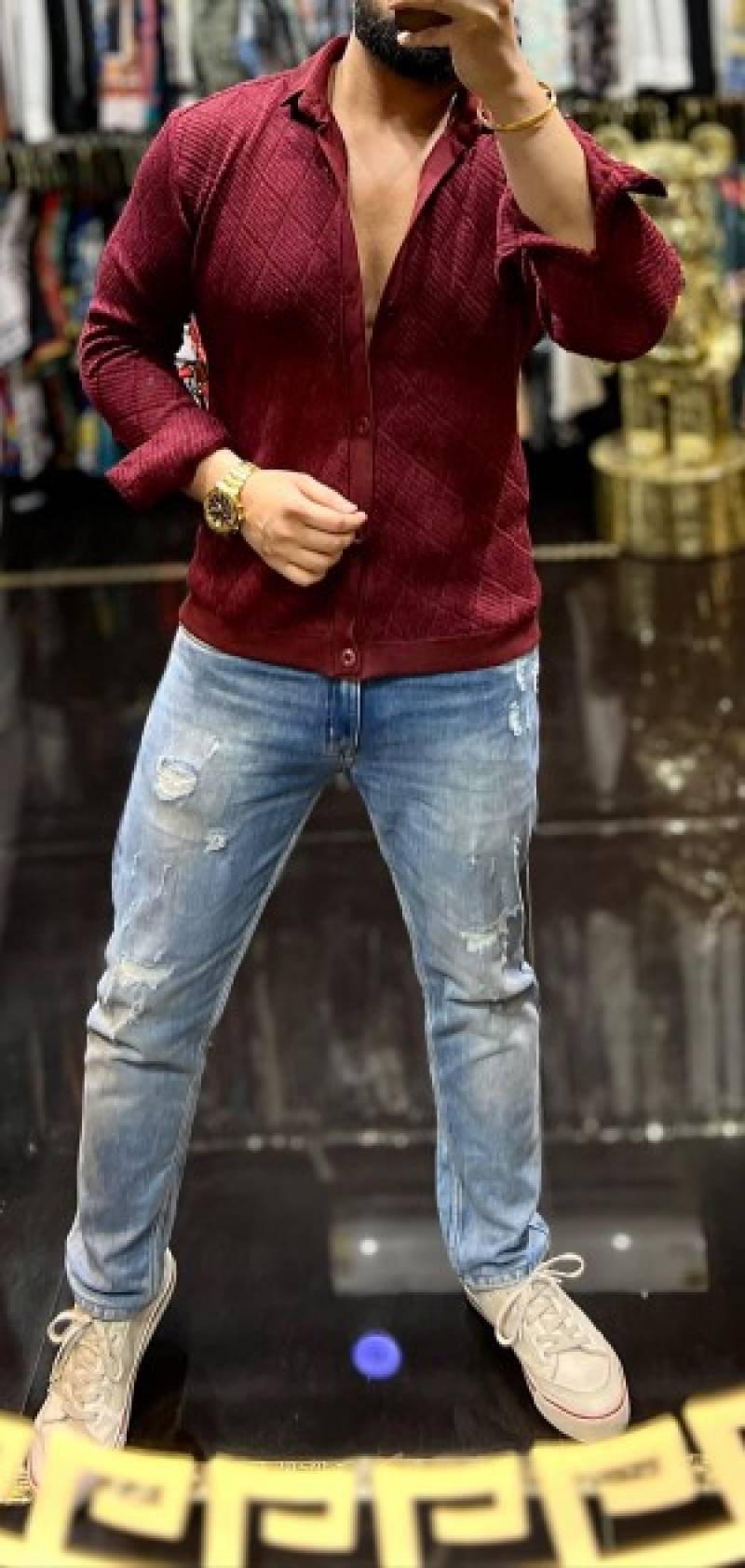 ZARA_MAROON_CROCHET_IMPORTED_DESIGNER_SHARDIGANS_(1015)
