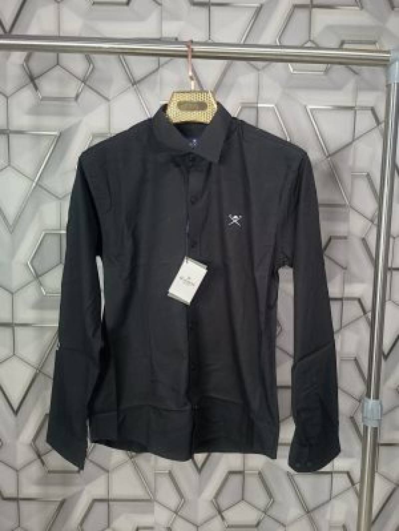 Hackett_London_Black_Embroidery_Logo_Premium_Classic_Shirt_(1608)