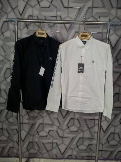 Hackett_London_Black_Embroidery_Logo_Premium_Classic_Shirt_(1608)