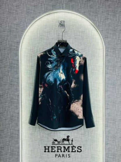HERMES_BLACK_HORSE_PRINT_PRIMIUM_SHIRT_(1711)