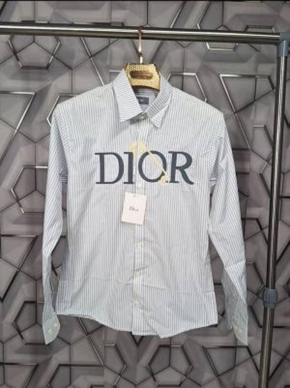 Dior_Grey_Embroidery_Logo_Premium_Lining_Shirt_(1655)