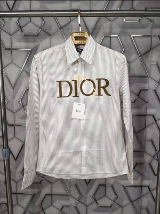 Dior_Light_Brown_Embroidery_Logo_Premium_Lining_Shirt_(1659)