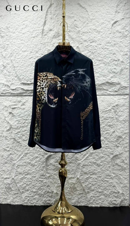 Gucci_Black_Leopard_Print_Premium_Imported_Shirt_(1964)