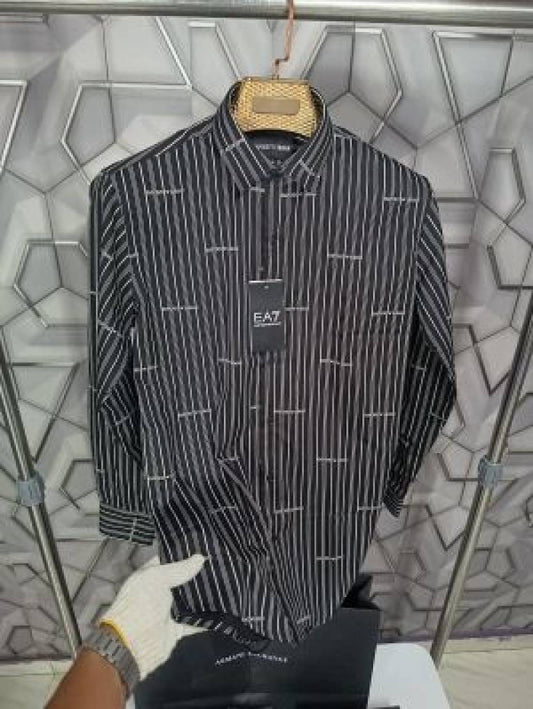 Emporio_Armani_Black_All_Over_Logo_Print_Premium_Exclusive_Shirt_With_Box_And_Carry_Bag_(1732)