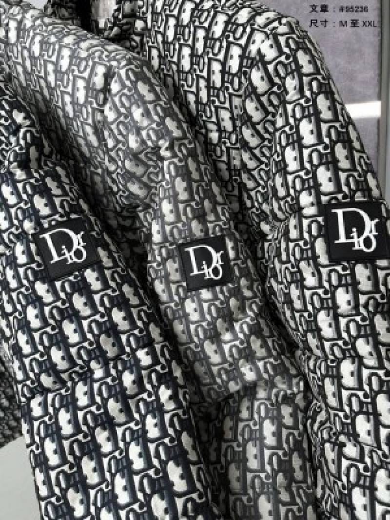 CHRISTIAN D IOR GREY MONOGRAM PRINTED PREMIUM IMPORTED FLUFI LIGHT WEIGHT JACKET (566)