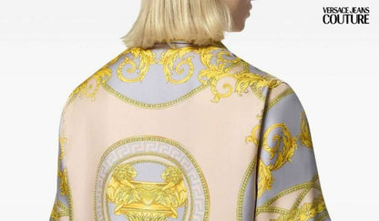 Versace Couture Grey Printed Premium Shirt With Box And Carry Bag (1910)