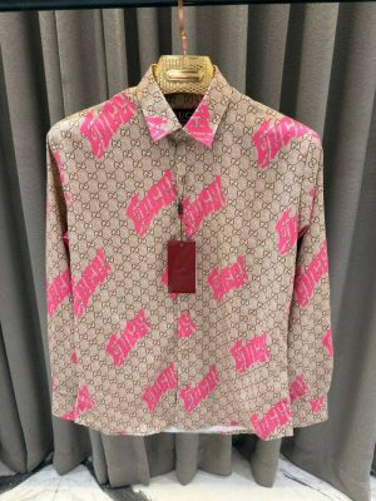 GUCCI_All_OVER_MONOGRAM_PRINT_PREMIUM_IMPORTED_SHIRT_WITH_BOX_AND_CARRY_BAG_(1762)