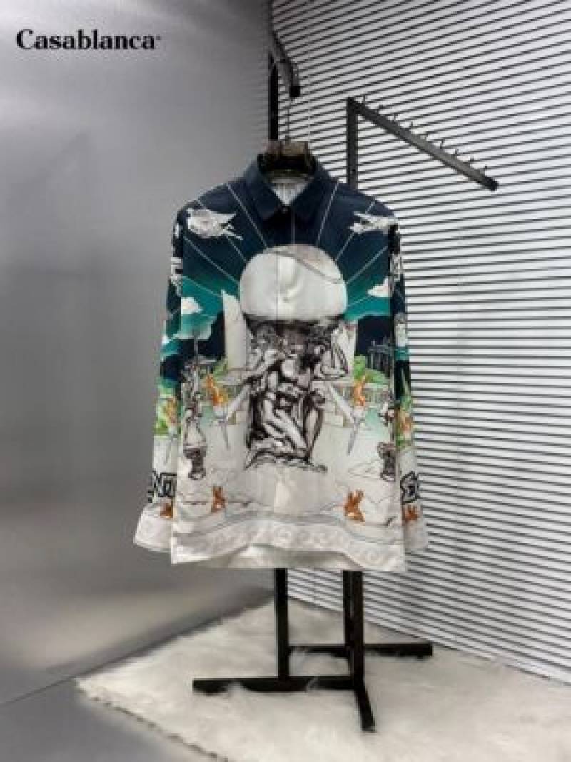 Casablanca Premium Printed Imported Shirt (1750)