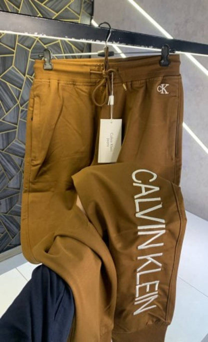 CALVIN_KLEIN_BROWN_EMBROIDERY_PRINT_IMPORTED_TRACKPANT_(955)