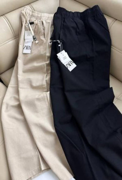 Zara_Black_Premium_Cotton_Linen_TrackPant_(1766)