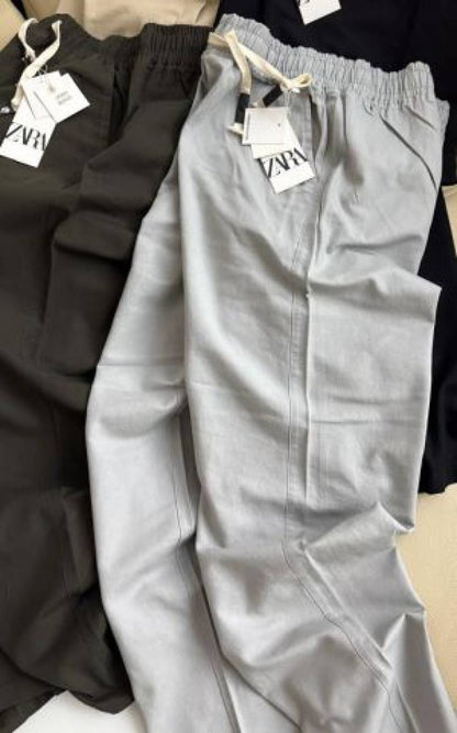 Zara_Light_Grey_Premium_Cotton_Linen_TrackPant_(1624)