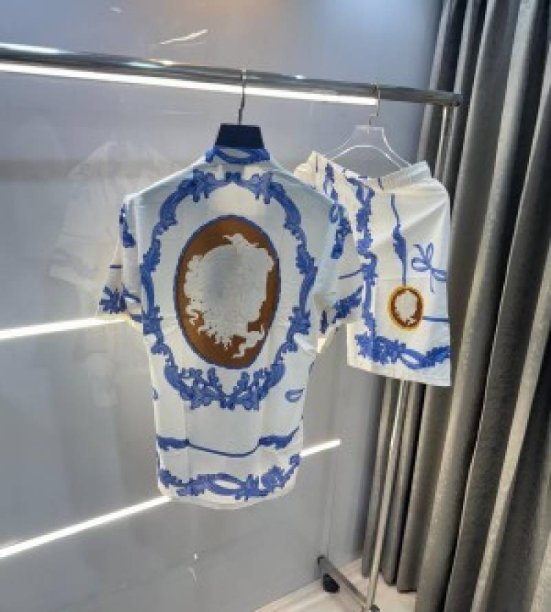 Versace Couture White Printed Imported Cord Set (1575)
